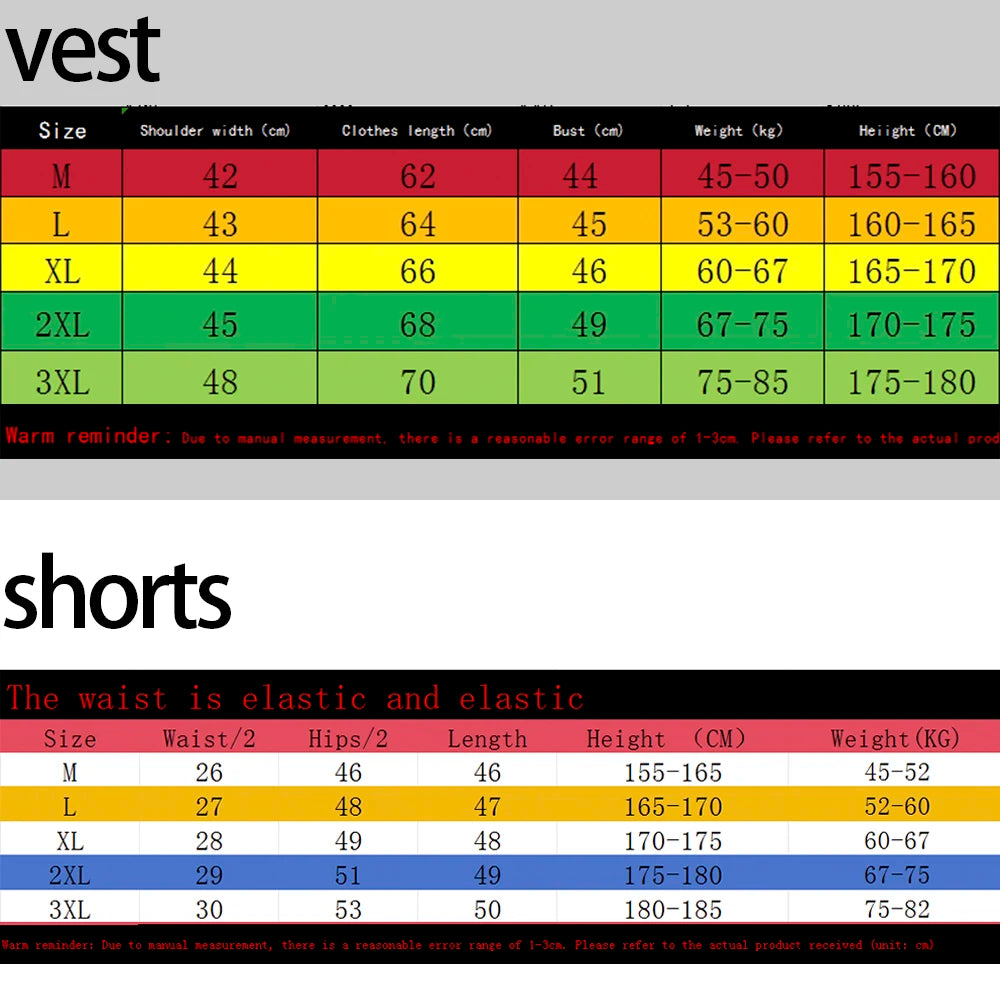 Men's Tank Top Sets 2026 Summer Quick drying Breathable sports  running beach Tracksuit men Old money man oversize seaside