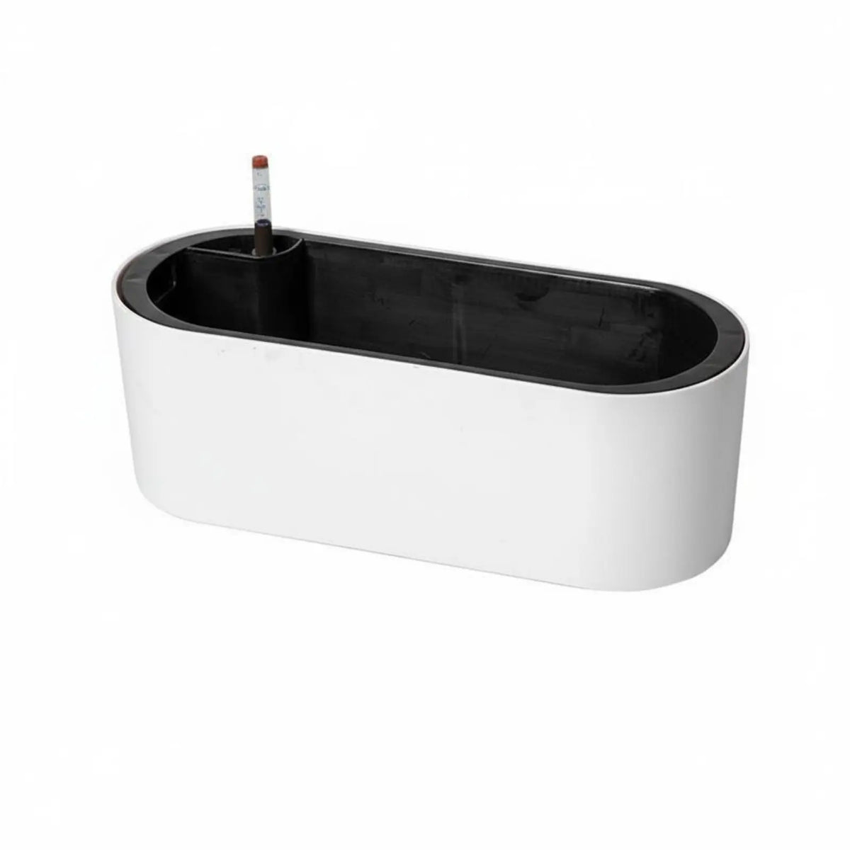 Rectangular Flower Pot with Legs Wall-Mountable Rectangular Hanging Planter Hanging Railing Planter Minimalist Design for Office